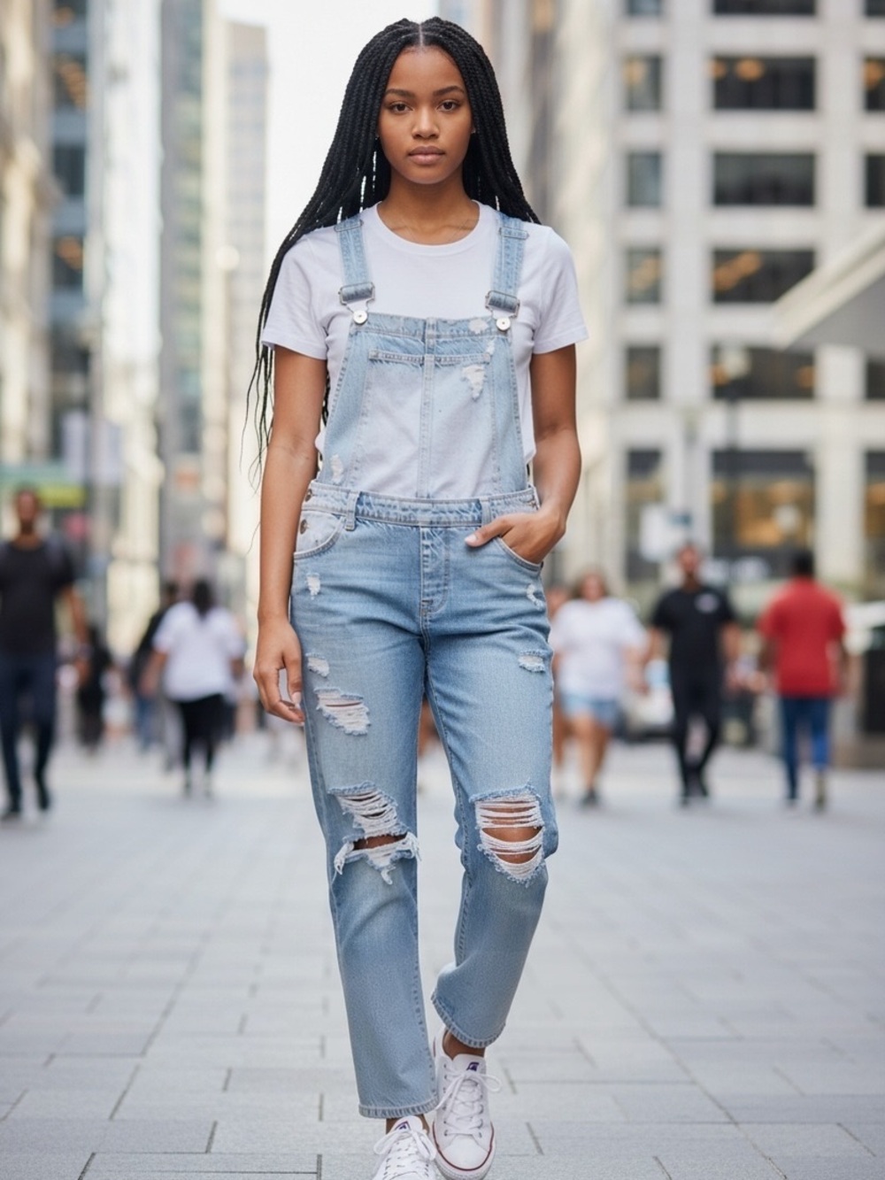 Anthropology Paige Noella Distressed Jean Overalls Size 25 #Boho #grunge #hippie